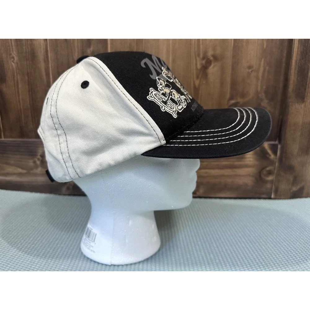 VTG Y2K Disney Mickey Mouse Classic‎ Black Authentic Baseball Cap Hat Strapback